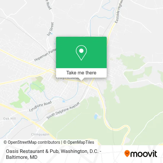 Oasis Restaurant & Pub map