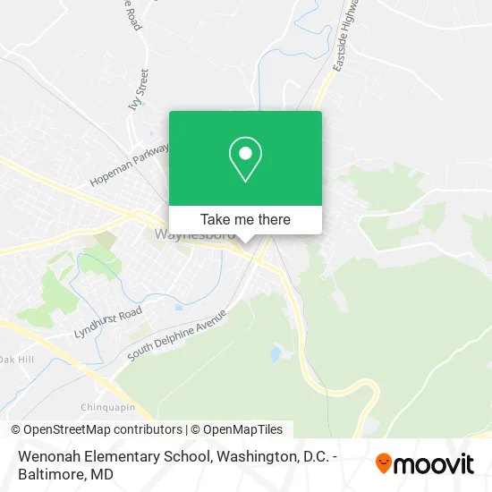 Mapa de Wenonah Elementary School