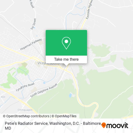Mapa de Petie's Radiator Service