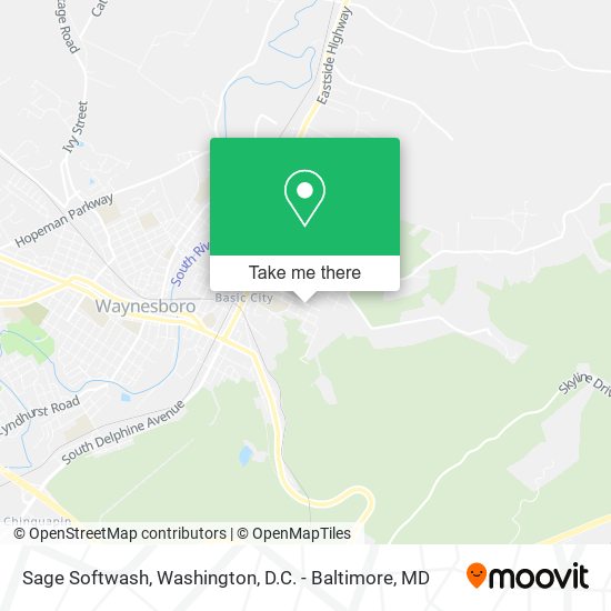 Mapa de Sage Softwash