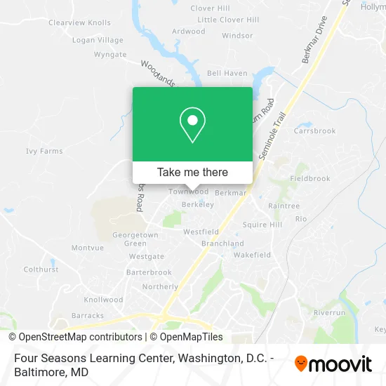 Four Seasons Learning Center map