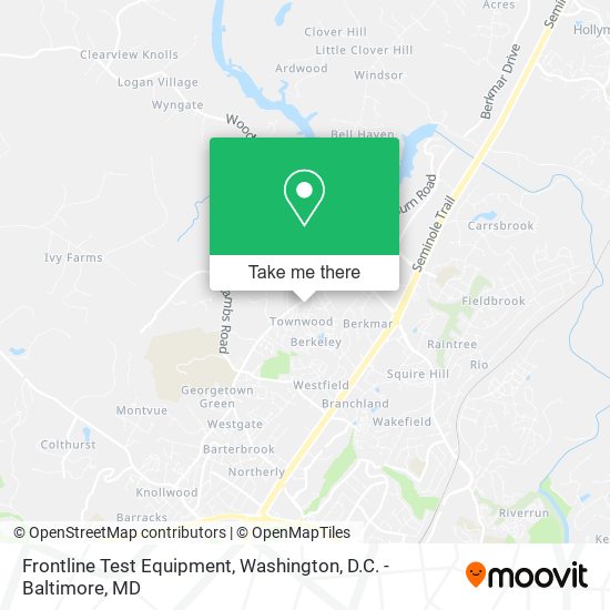 Mapa de Frontline Test Equipment