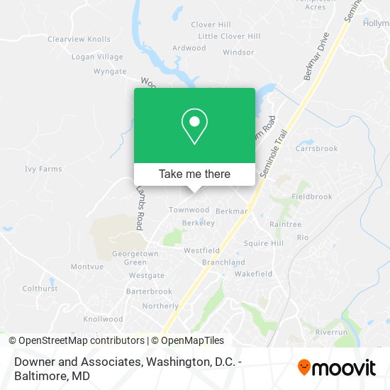 Mapa de Downer and Associates