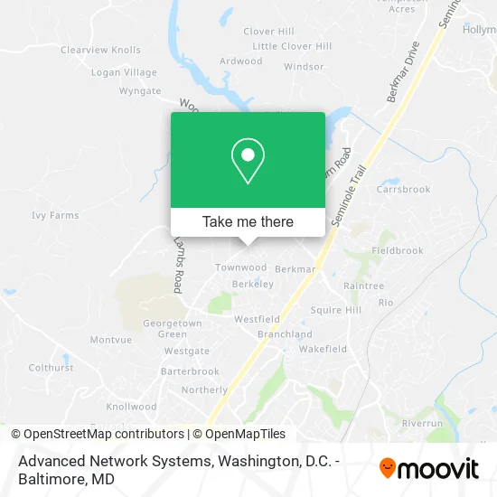 Mapa de Advanced Network Systems