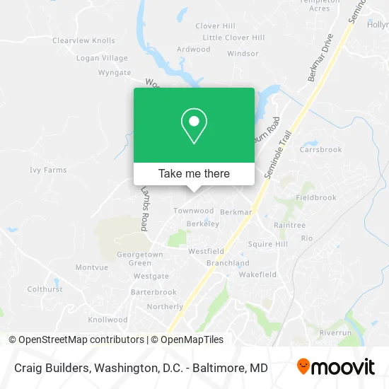 Craig Builders map