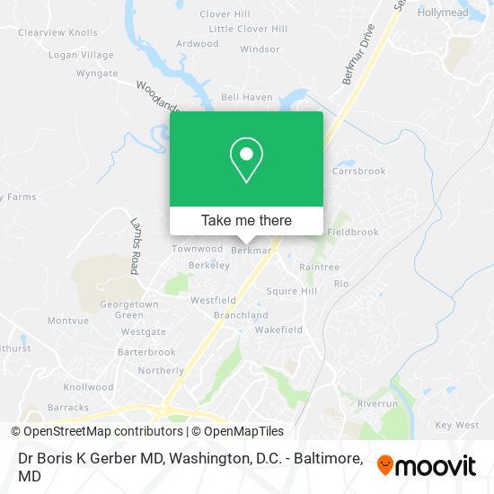 Dr Boris K Gerber MD map
