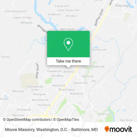 Moore Masonry map