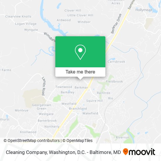 Cleaning Company map