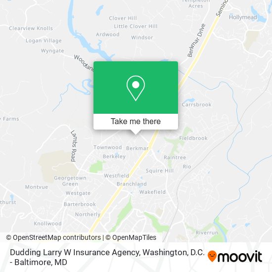 Dudding Larry W Insurance Agency map