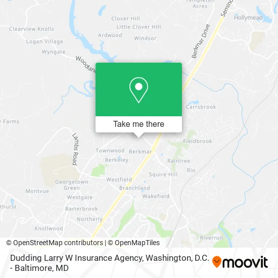 Mapa de Dudding Larry W Insurance Agency