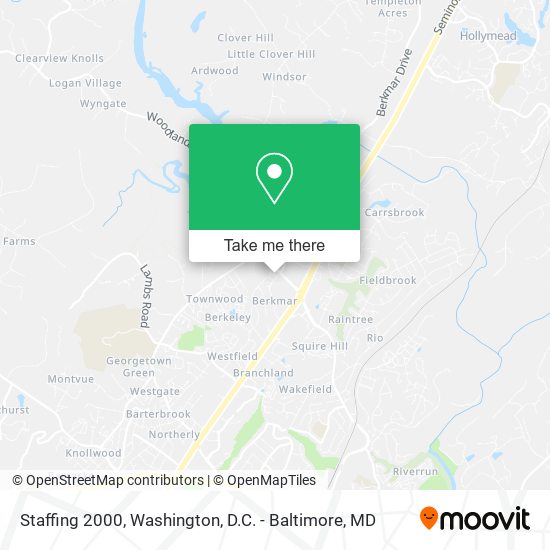 Staffing 2000 map