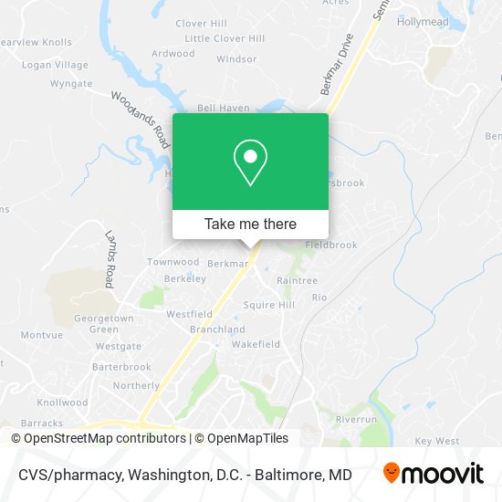 CVS/pharmacy map