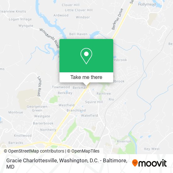 Gracie Charlottesville map