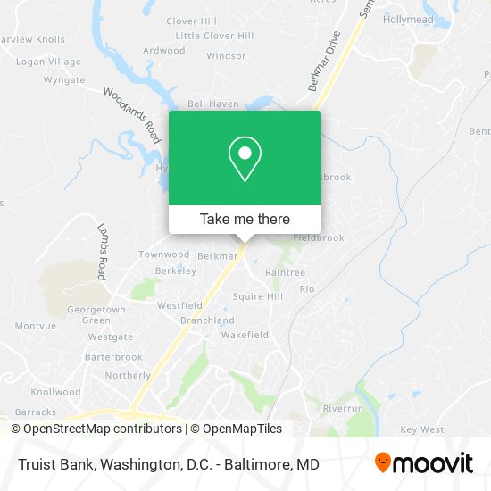 Truist Bank map