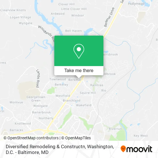 Mapa de Diversified Remodeling & Constructn
