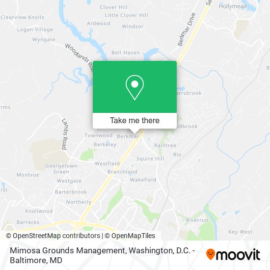 Mimosa Grounds Management map