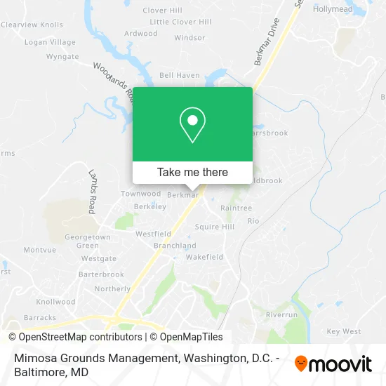 Mimosa Grounds Management map