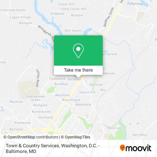 Mapa de Town & Country Services