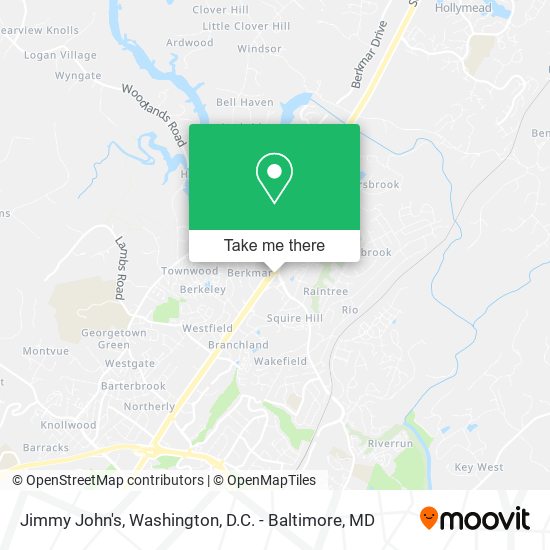 Jimmy John's map