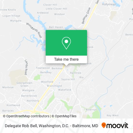 Delegate Rob Bell map