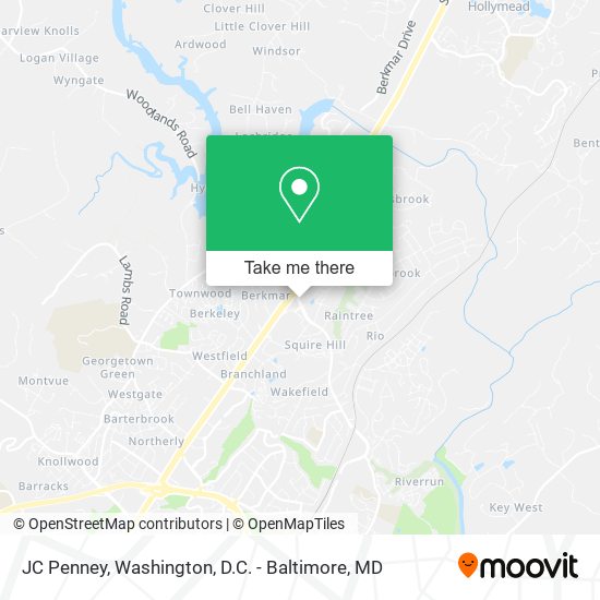 Mapa de JC Penney