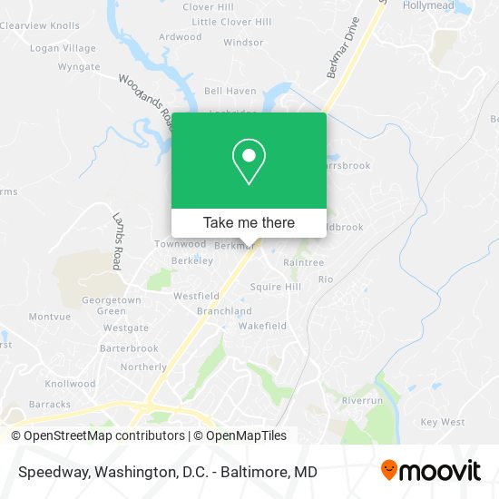 Speedway map