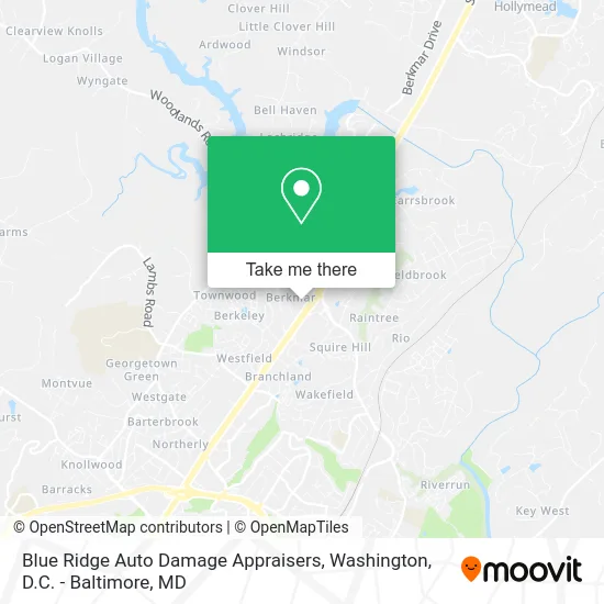 Blue Ridge Auto Damage Appraisers map