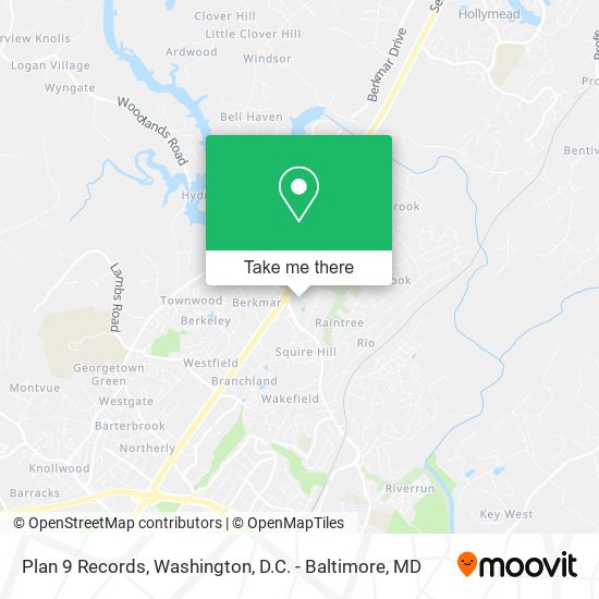 Plan 9 Records map