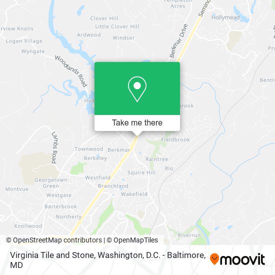 Mapa de Virginia Tile and Stone