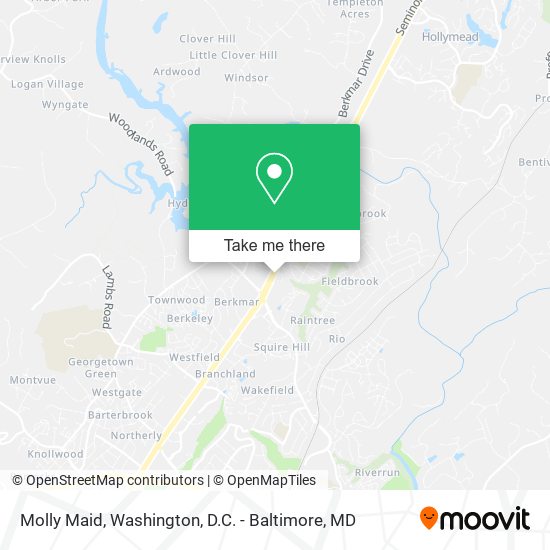 Molly Maid map