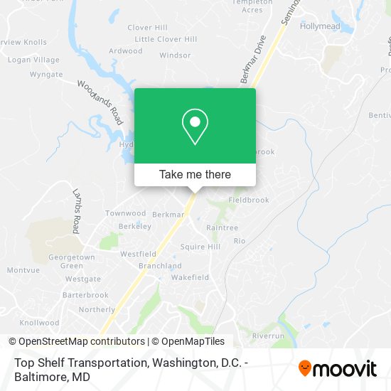 Mapa de Top Shelf Transportation