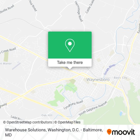 Mapa de Warehouse Solutions