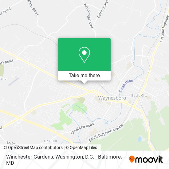 Winchester Gardens map