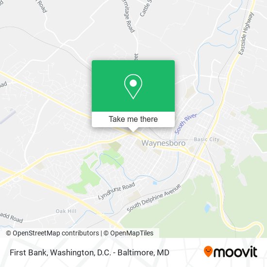 First Bank map