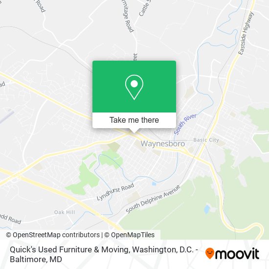 Mapa de Quick's Used Furniture & Moving