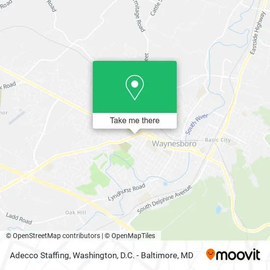 Adecco Staffing map