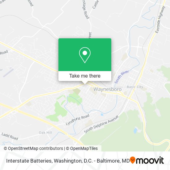 Mapa de Interstate Batteries