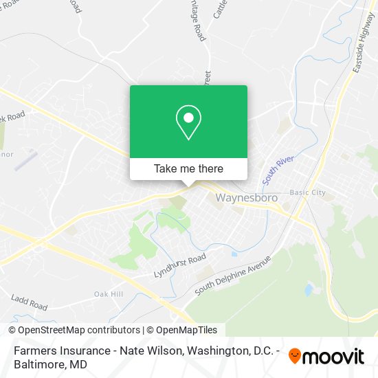 Farmers Insurance - Nate Wilson map