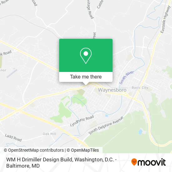 WM H Drimiller Design Build map