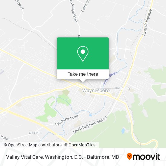 Valley Vital Care map