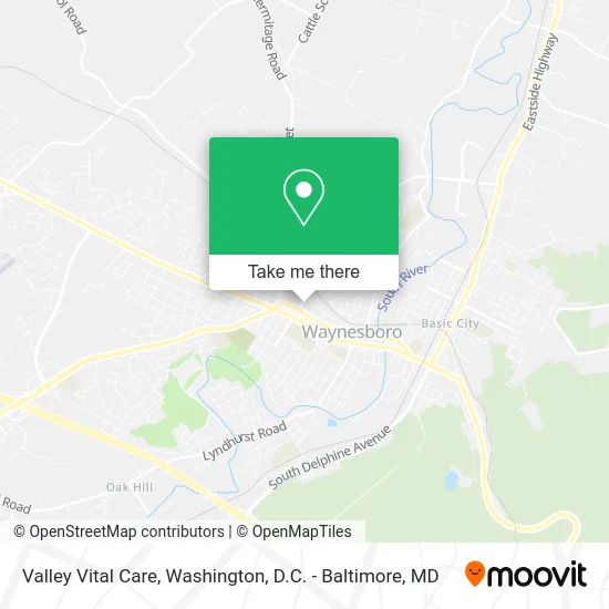 Valley Vital Care map