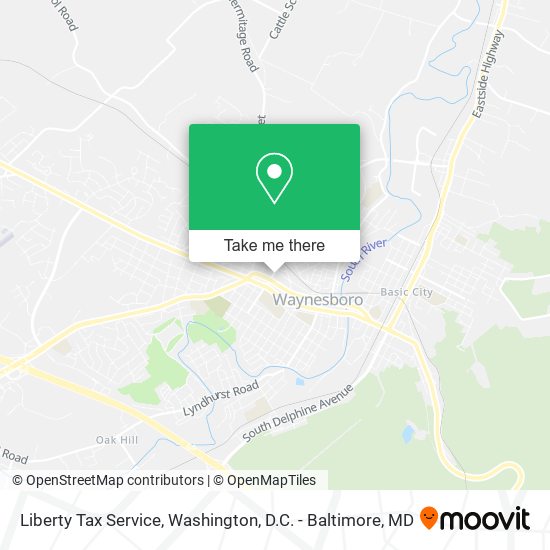 Liberty Tax Service map