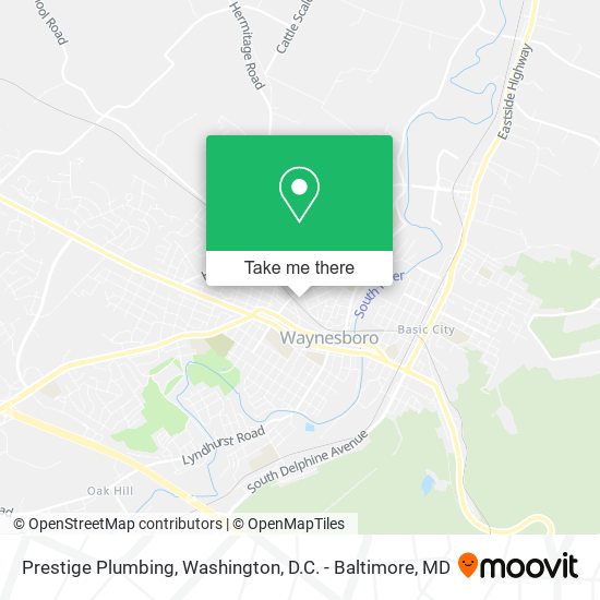 Mapa de Prestige Plumbing