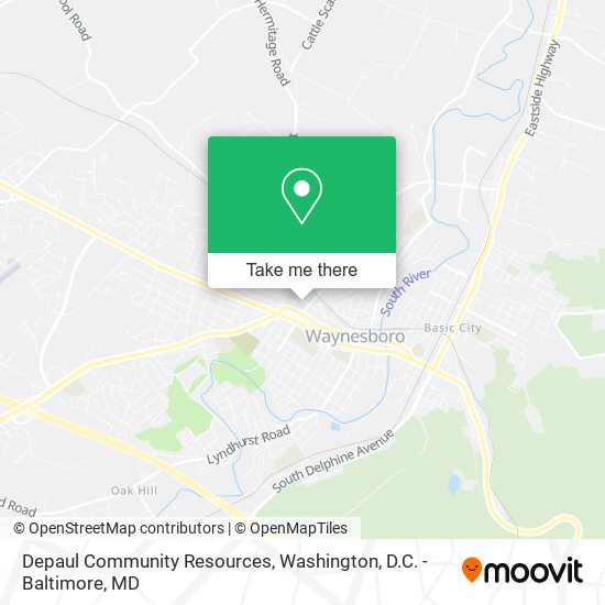 Mapa de Depaul Community Resources