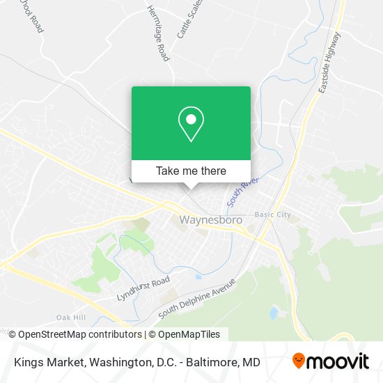 Kings Market map