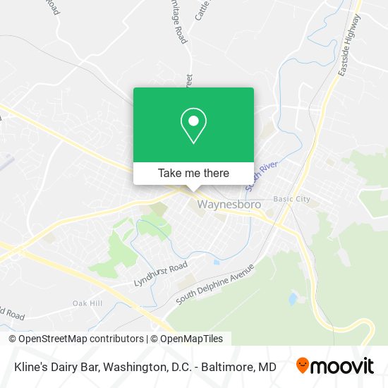 Mapa de Kline's Dairy Bar