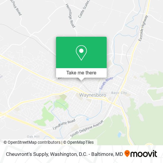 Mapa de Cheuvront's Supply