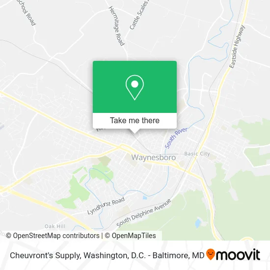 Cheuvront's Supply map