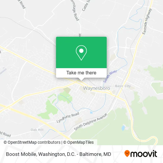 Boost Mobile map