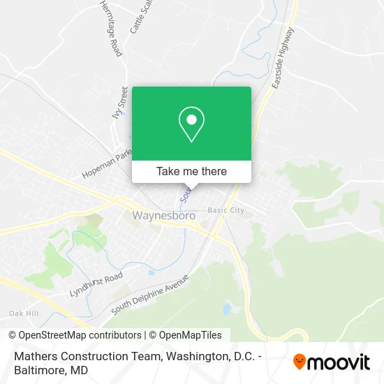 Mathers Construction Team map